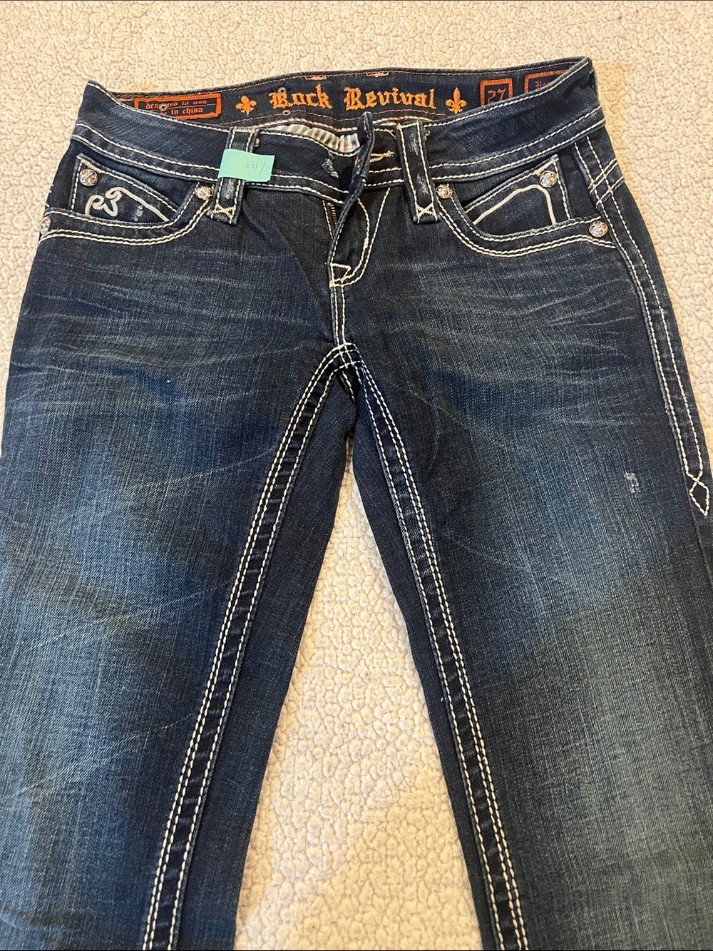 Rock Revival Women's Dark Indigo Boot Cut Jeans